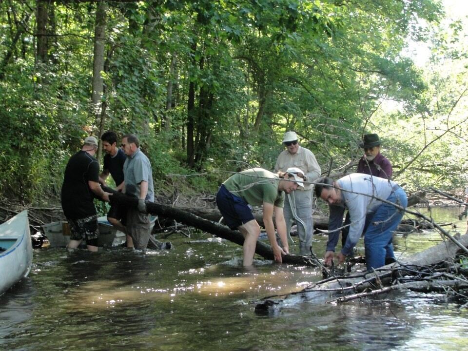 River Cleanup Teamwork